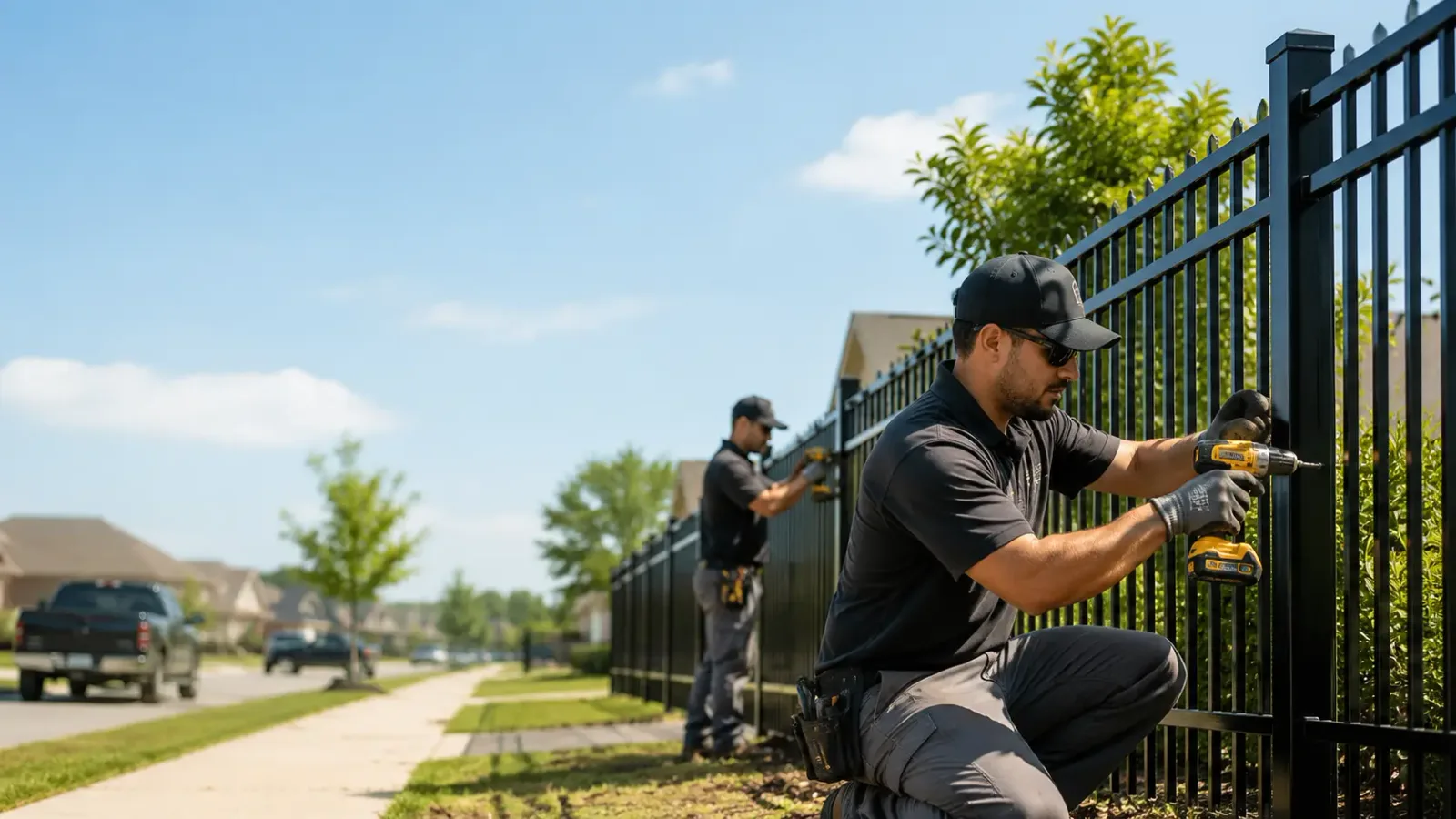 Metal Fence Installation in Rose Hill, MS